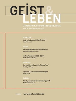 cover image of Geist & Leben 3/2016